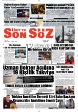 SİİRT’TE SON SÖZ