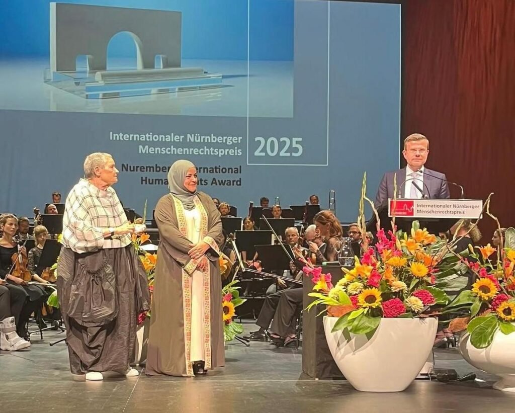 2025 Uluslararası Nürnberg İnsan Hakları Ödülü, Orta doğu’da barışa katkı sağlayan İsrail-Filistin uzlaşma girişimine verildi