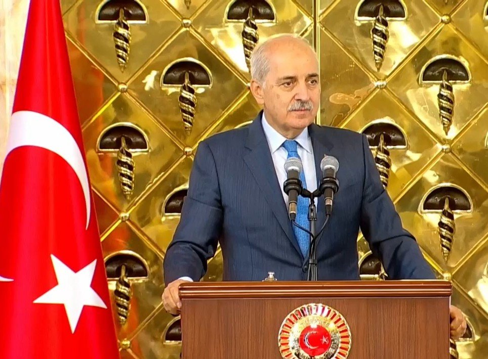 TBMM Başkanı Kurtulmuş, Kıbrıslı muhtarlarla buluştu