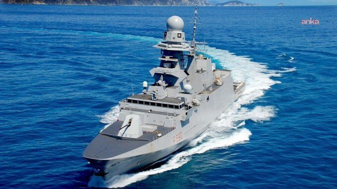 İtalyan donanmasına ait fırkateyn Sumud filosundan ayrılıyor