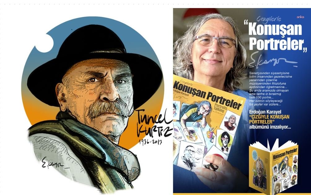 Erdoğan Karayel’in 6. Karikatür albümü “Çizgilerle konuşan portreler” yayınlandı