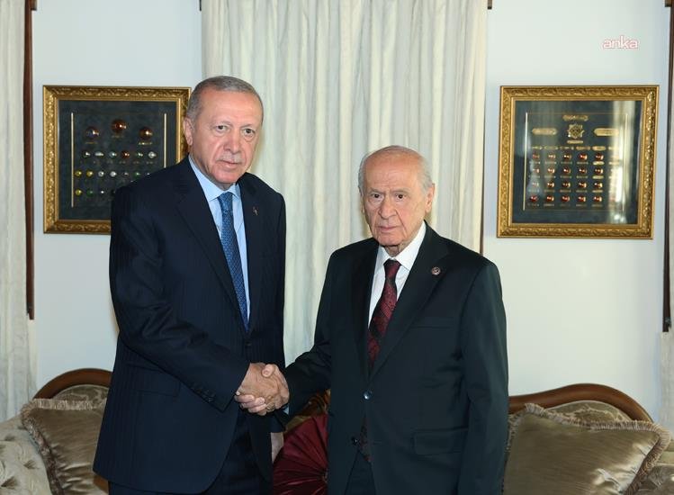 Cumhurbaşkanı Erdoğan, MHP Genel Başkanı Bahçeli ile bugün görüşecek