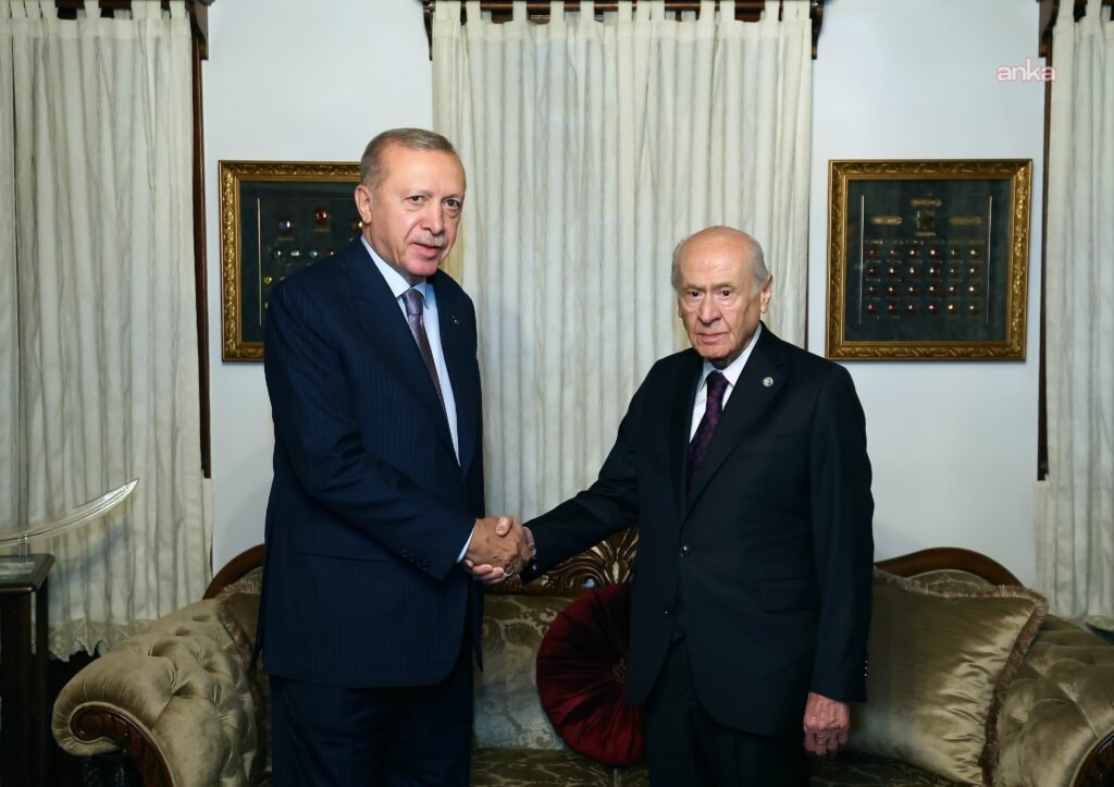 Cumhurbaşkanı Erdoğan ile Devlet Bahçeli’nin arasındaki görüşme 40 dakika sürdü