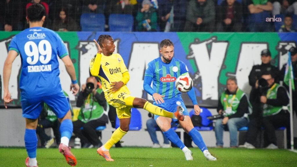 Fenerbahçe deplasmanda Rizespor’u 5-2 mağlup etti