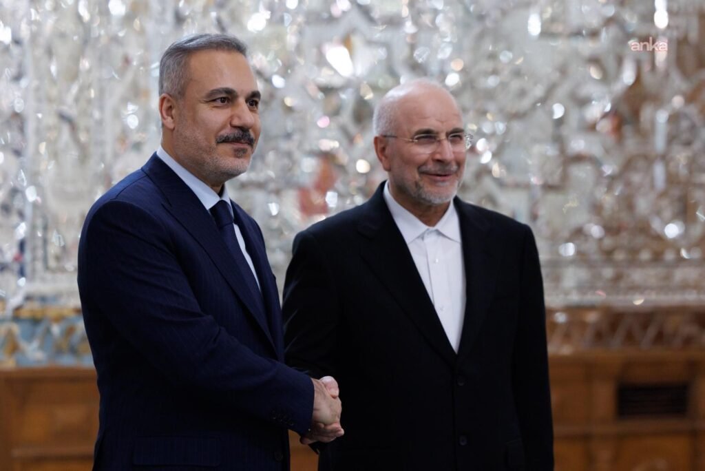 Dışişleri Bakanı Fidan, İran İslami Danışma Meclisi Başkanı Galibaf ile görüştü