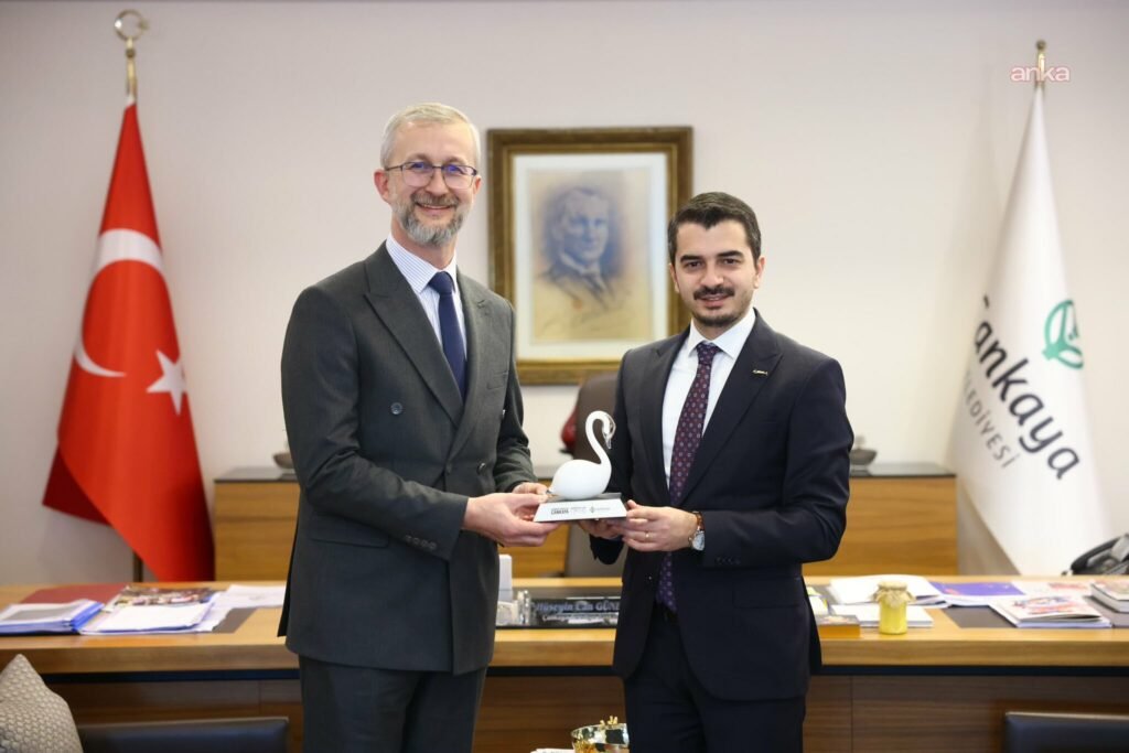 Ukrayna’nın Ankara Büyükelçisi Dzhelialov’dan Çankaya Belediye Başkanı Güner’e ziyaret