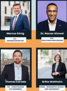 Nürnberg’de Belediye Başkanı ve belediye meclis üyeliğine aday olan Türk kökenli isimler tanıtılacak