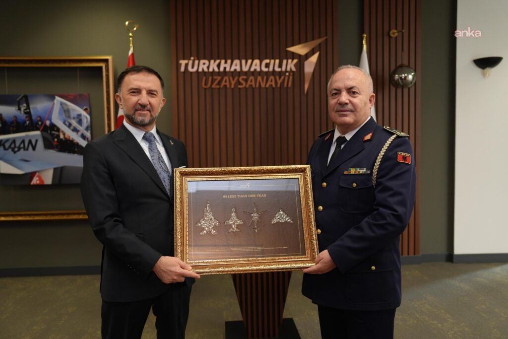 Arnavutluk Hava Kuvvetleri Komutanı Dimo, TUSAŞ’ı ziyaret etti