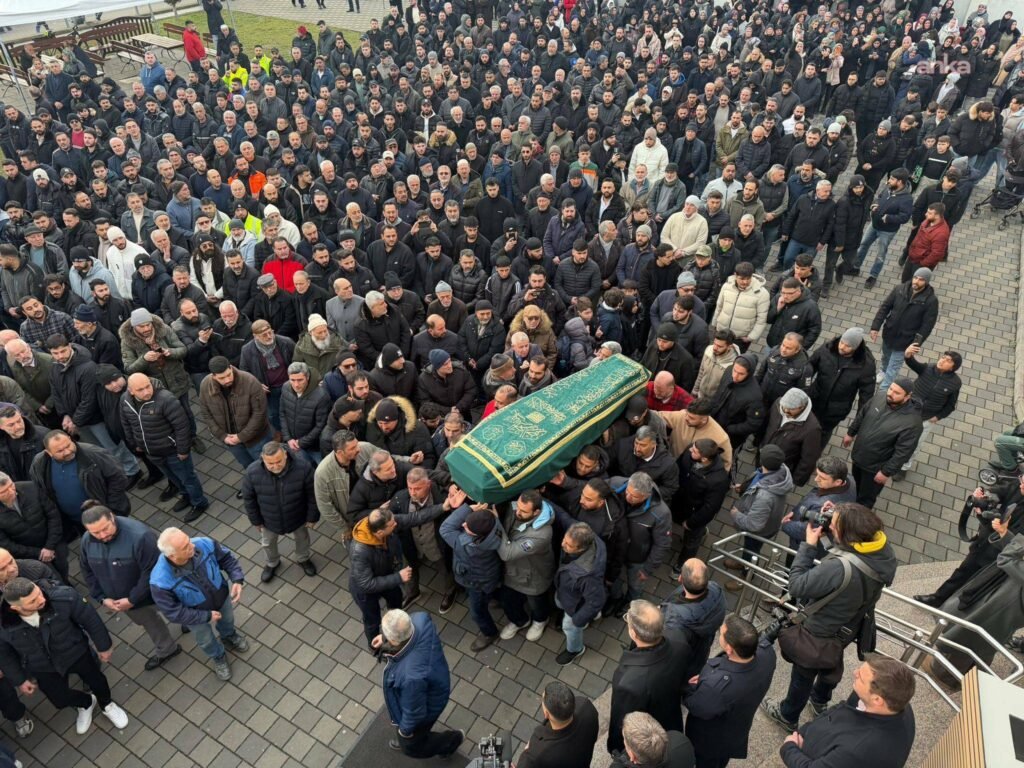 Almanya’da trende saldırıya uğrayan kontüktör Serkan Çalar memleketine uğurlandı