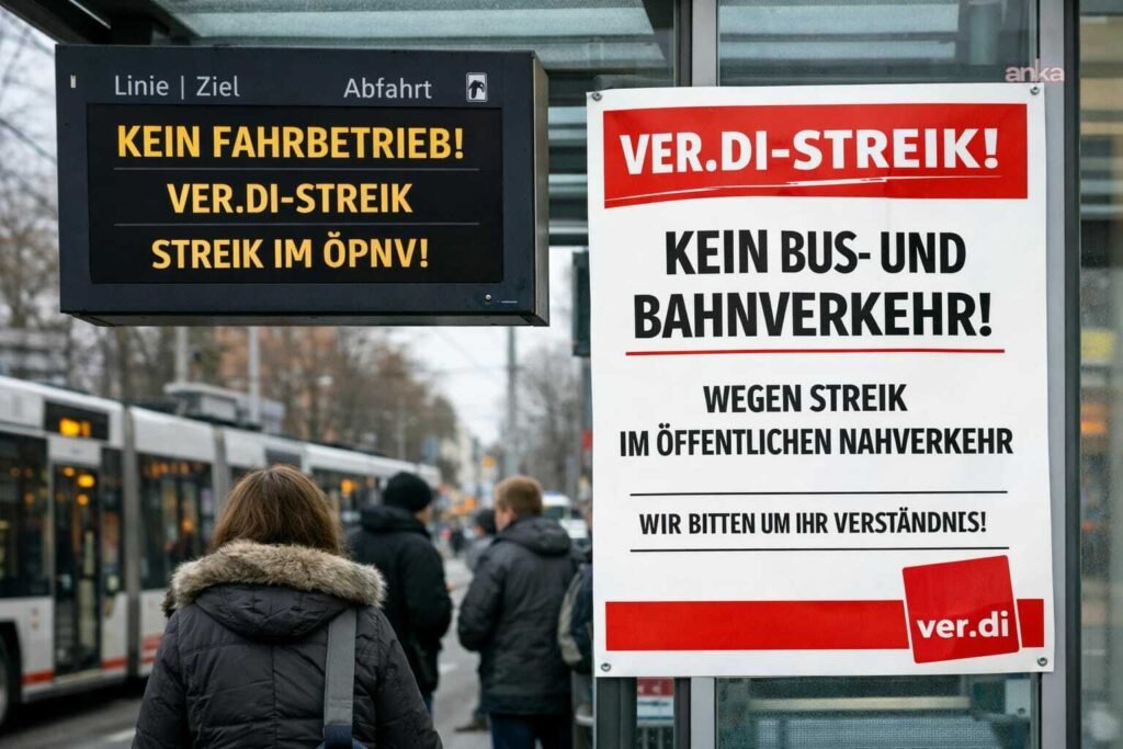 Almanya’da şehir içi toplu taşımada hafta sonu uyarı grevi