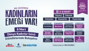 İBB, 8 Mart Dünya Kadınlar Günü’nü etkinliklerle kutlayacak