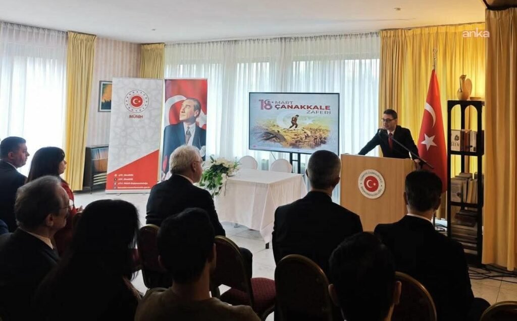 Münih’te düzenlenen 18 Mart Anma töreninde  Çanakkale ruhu bir kez daha yaşatıldı