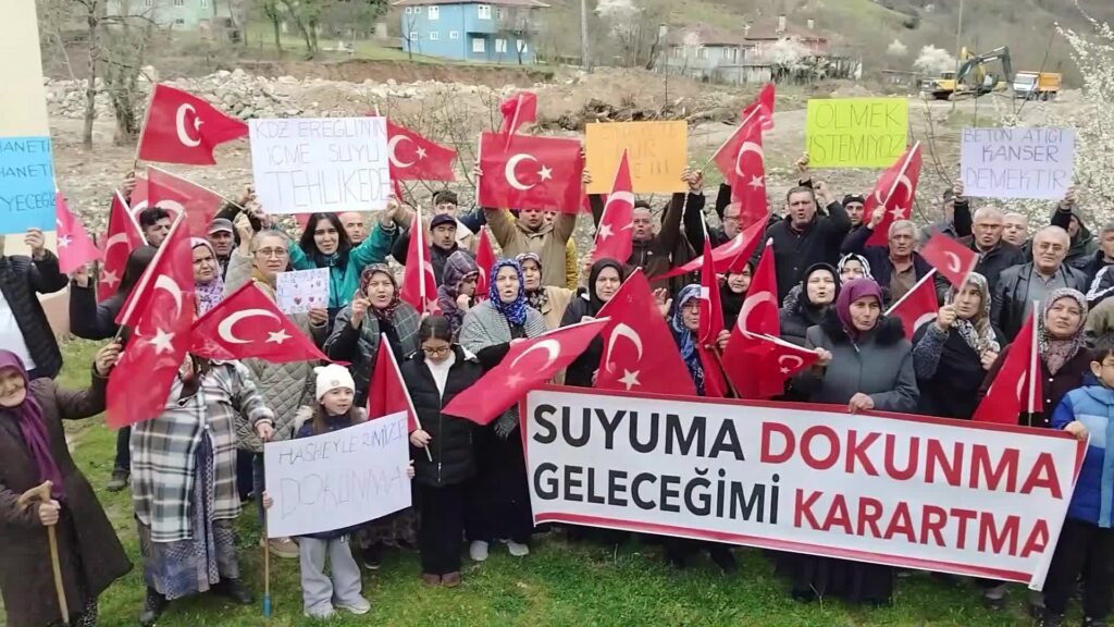 Zonguldak’ta beton santraline tepki: İçme suyumuz tehlikede