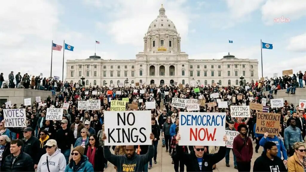 ABD’de Trump’a karşı “No Kings” eylemleri: Milyonlarca kişi sokağa çıktı