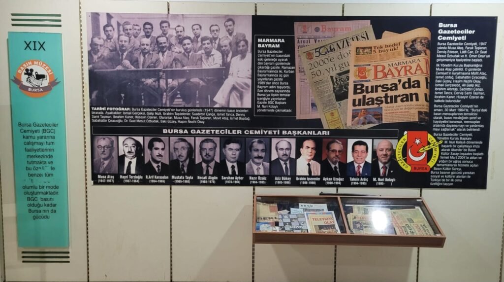 Tevfik Şendöl’e Bursa Gazeteciler Cemiyetinden fahri üyelik