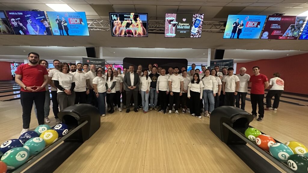 Türk Hava Yolları (THY) Nürnberg Müdürlüğü tarafından düzenlenen geleneksel Bowling turnuvası ilgi gördü.