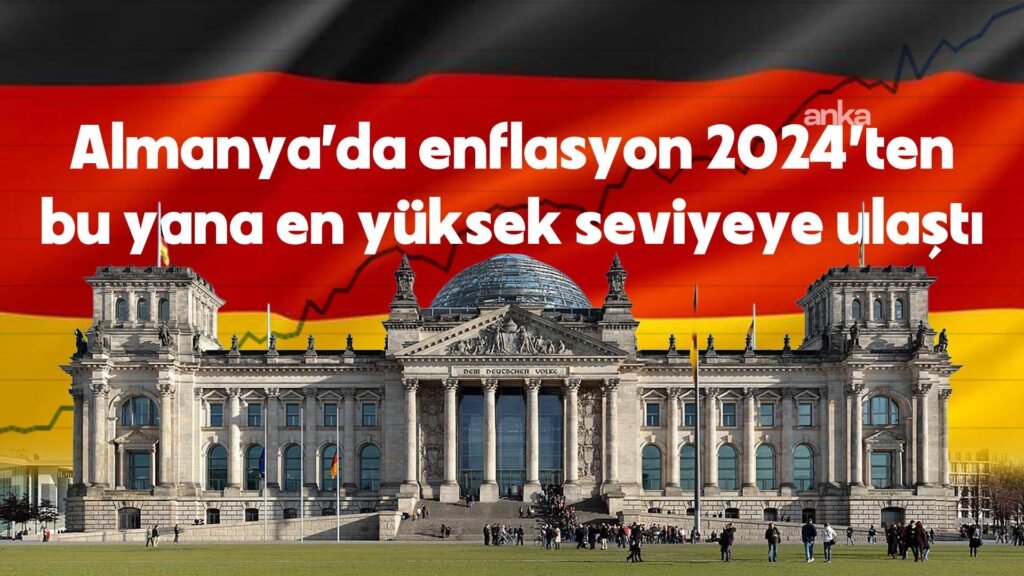 Almanya’da enflasyon 2024’ten bu yana en yüksek seviyeye ulaştı