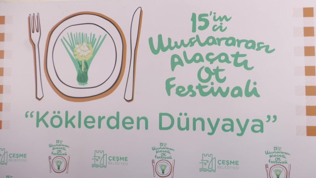 Alaçatı Ot Festivali’nde uluslararası şefler Alaçatı otlarıyla yarışıyor