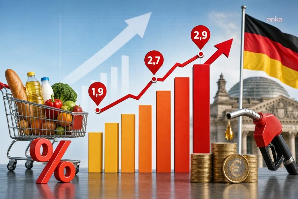 Almanya’da enflasyon Nisan’da yüzde 2,9’a yükseldi