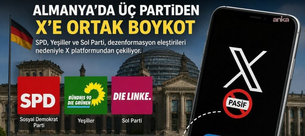 Almanya’da üç partiden X’e ortak boykot