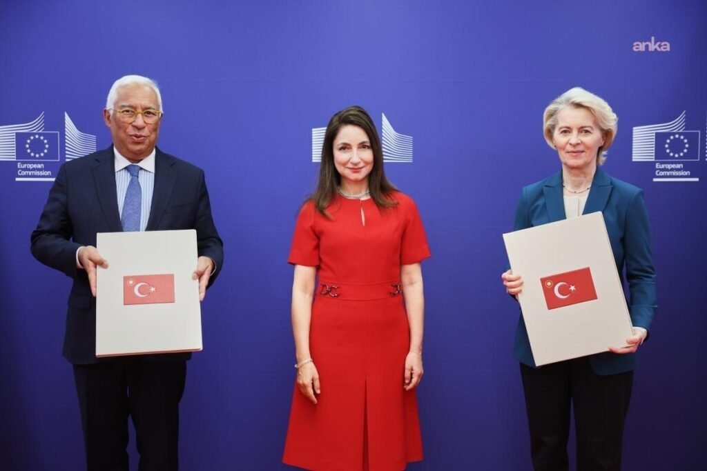 Türkiye’nin AB Daimi Temsilcisi Balkan, Costa ve von der Leyen’e güven mektubunu sundu