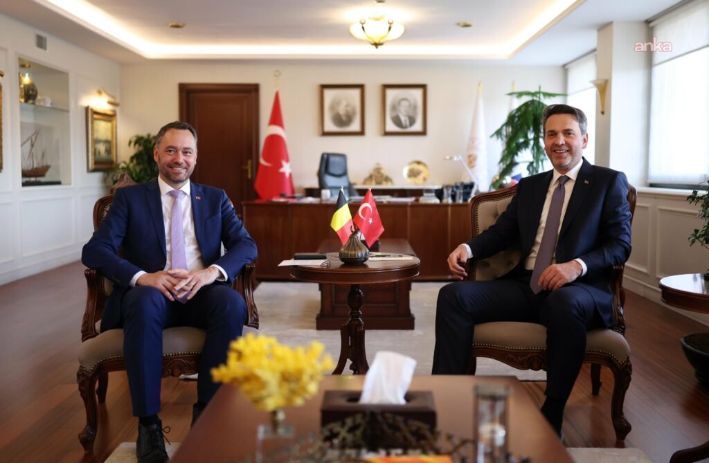 Bakan Bayraktar, Belçika Başbakan Yardımcısı Prevot ile bir araya geldi
