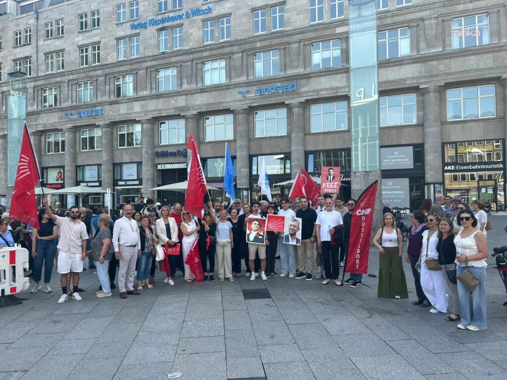 Köln’de istinaf mahkemesinin tedbir kararı ve CHP Genel Merkezi’ne yapılan polis müdahalesine protesto