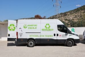 Bodrum Belediyesi, bitkisel atık yağ toplama bidonlarını hizmet noktalarına yerleştirdi