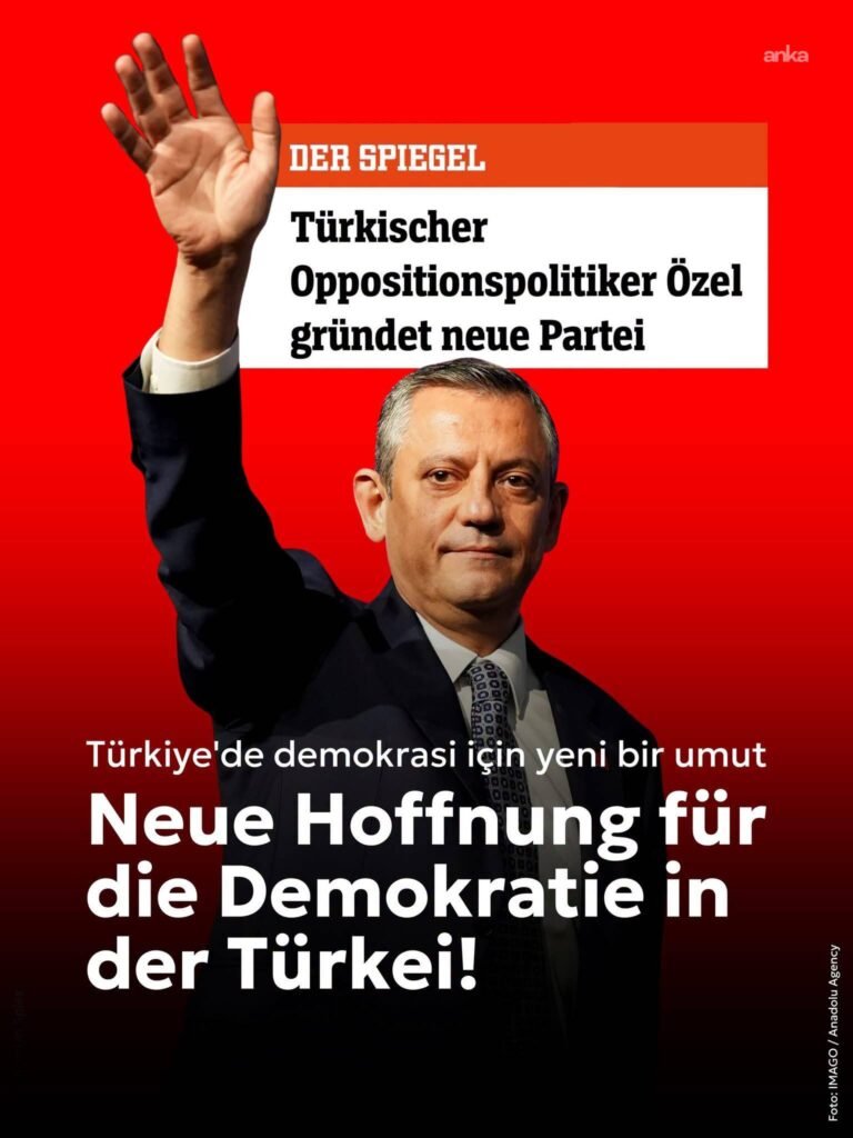 Almanya Sosyal Demokrat Parti’den Özgür Özel’e yeni parti tebriği