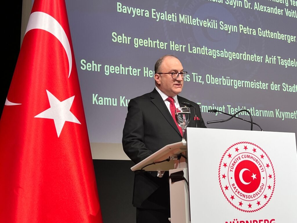 Nürnberg’de düzenlenen Cumhuriyet’in 103. Yılı kutlamasında Türk-Alman dostluğuna vurgu yapıldı